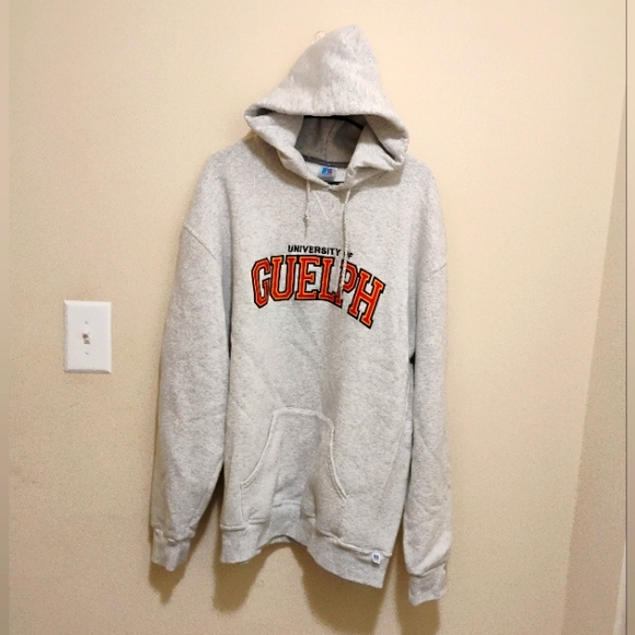 University Of Guelph Rare Canadian Russell Athletic Hoodie Size XXLarge - Picture 1 of 9